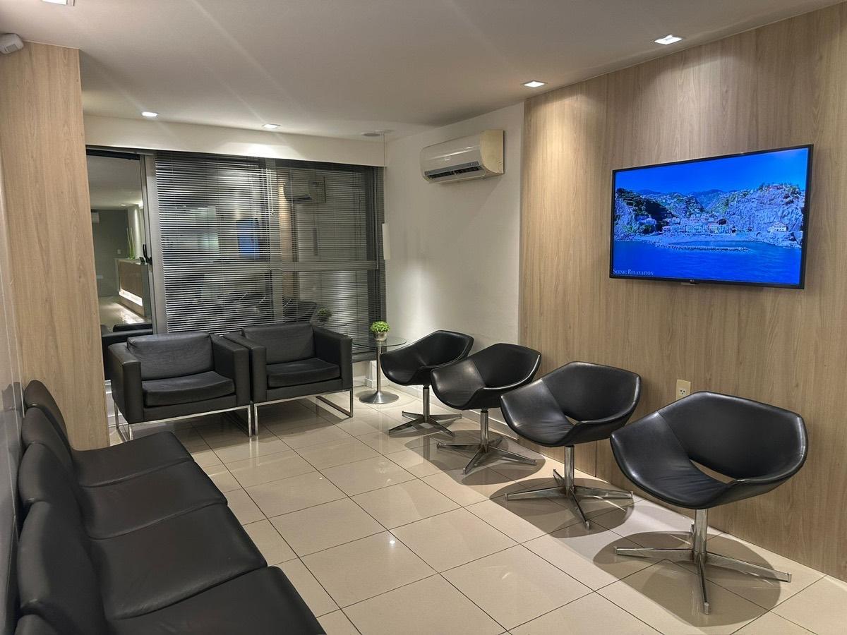 Sala de espera da Clínica Stélio Araújo