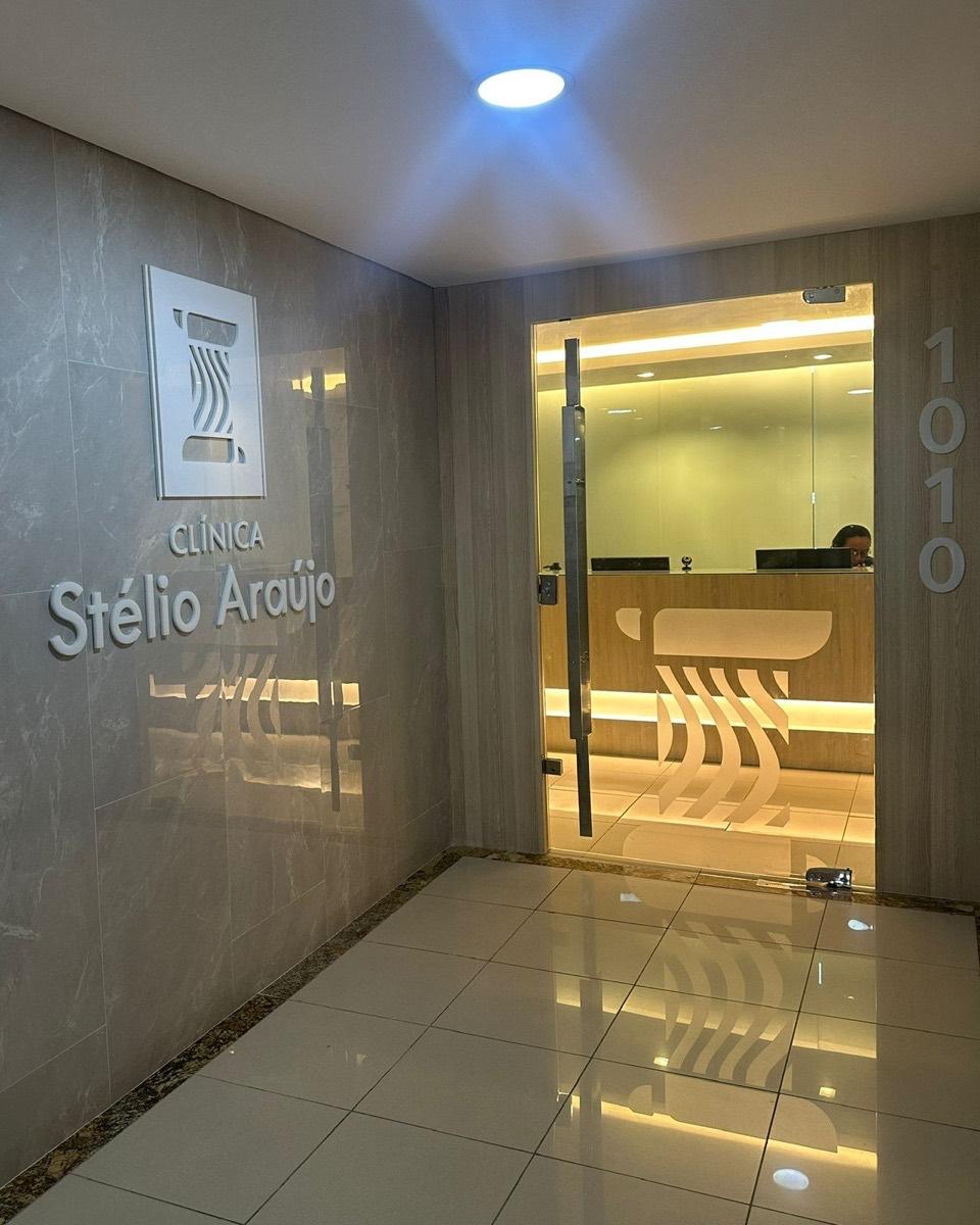 Entrada da Clínica Stélio Araújo